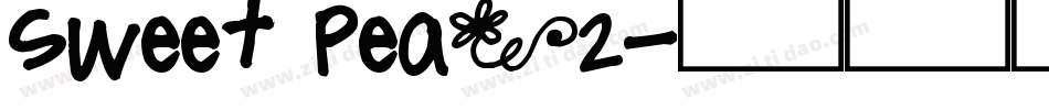 Sweet Pea_2字体转换
